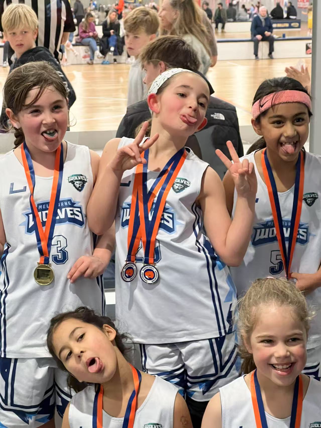Melbourne Wolves Dragons Win U9 Girls Championship with Just Five Players!